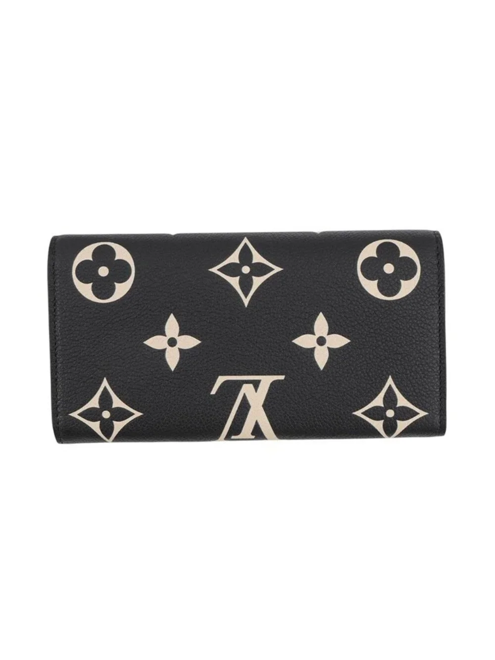 Louis Vuitton Wallet Monogram Empreinte Portefeuille Sarah Black